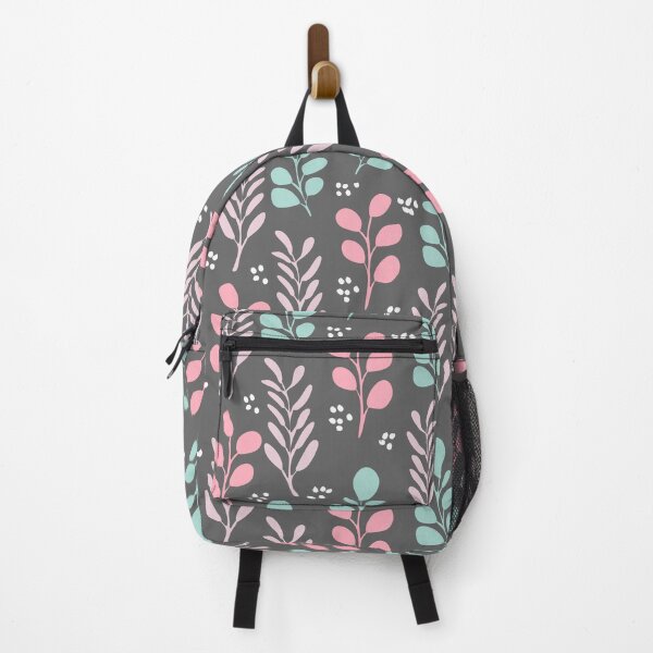 Item preview, Dark color Hand drawn leaves repeat pattern designed and sold by tamongg14.