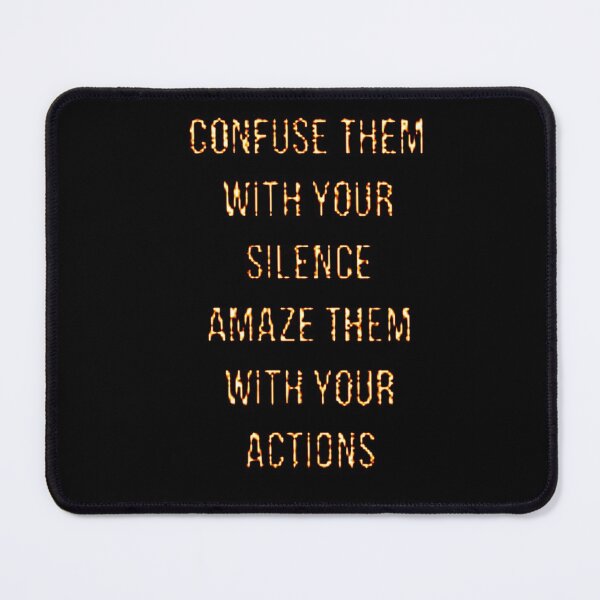 Item preview, SILENCE AND ACTIONS designed and sold by THE AMERICAN TEEVANGELIST.