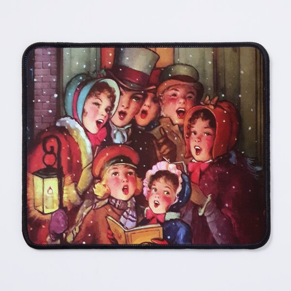 Item preview, Christmas, Christmas Carols, Carolers, Wassail, Holiday, Victorian, 1930's, 20's, Traditional, Winter, December designed and sold by Vintaged.