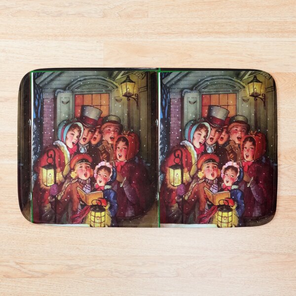 Item preview, Christmas, Christmas Carols, Carolers, Wassail, Holiday, Victorian, 1930's, 20's, Traditional, Winter, December designed and sold by Vintaged.
