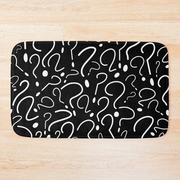 Item preview, Inverted Question Mark Pattern Retro Cartoon Style designed and sold by skullislandprod.