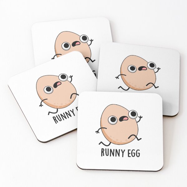 Item preview, Runny Egg Funny Food Puns  designed and sold by punnybone.