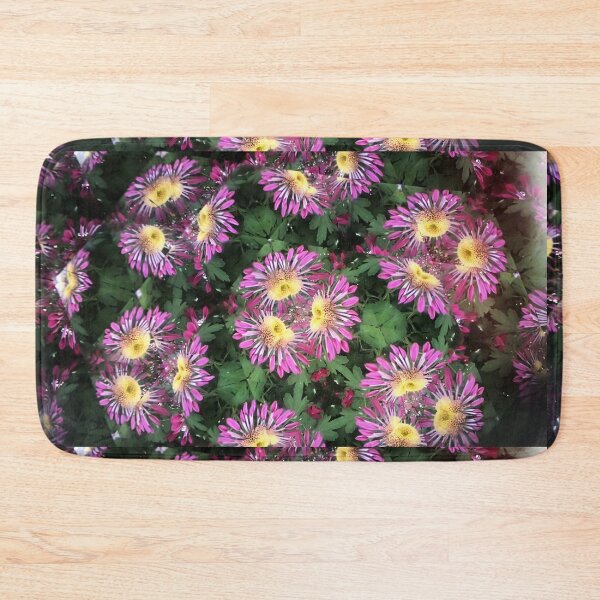 Item preview, flower kaleidoscope (029) - purple and red chrysanthemum flowers designed and sold by expl-rations.