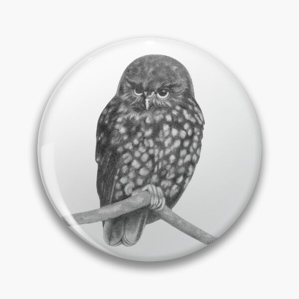 Item preview, Morepork- Ruru- New Zealand Owl   designed and sold by KarenWoodArt.