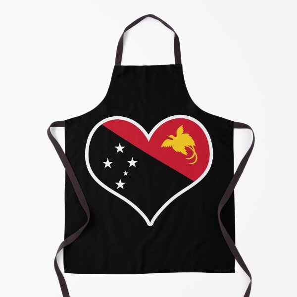 Item preview, Papua New Guinea Flag Heart designed and sold by PKHalford.