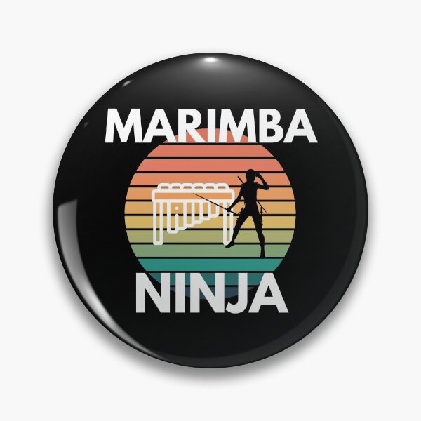 Item preview, Marimba Ninja Percussionist Musician Marching Band Humor designed and sold by EllConApparel.