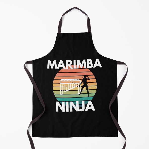 Item preview, Marimba Ninja Percussionist Musician Marching Band Humor designed and sold by EllConApparel.
