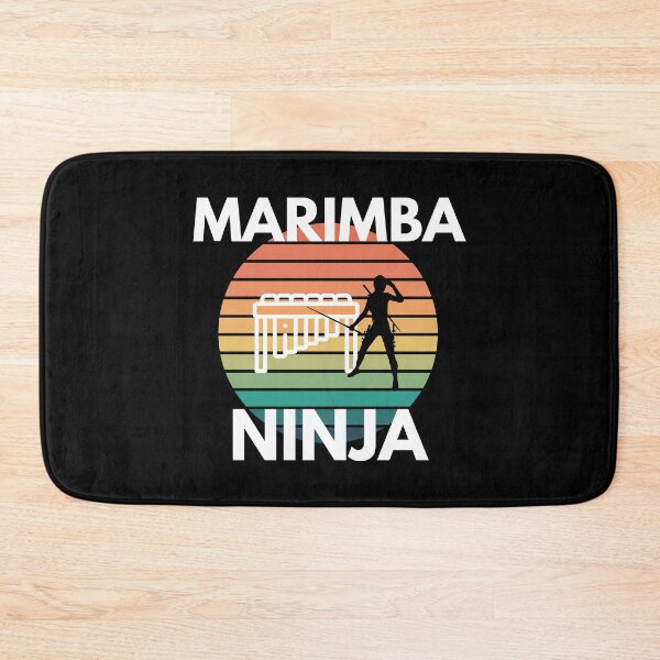 Item preview, Marimba Ninja Percussionist Musician Marching Band Humor designed and sold by EllConApparel.