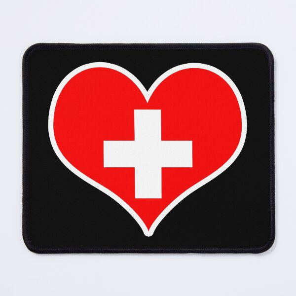 Item preview, Switzerland Flag Heart designed and sold by PKHalford.