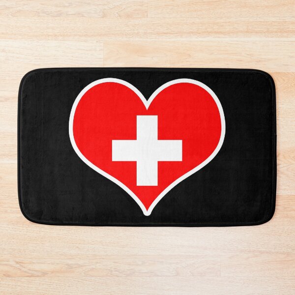 Item preview, Switzerland Flag Heart designed and sold by PKHalford.