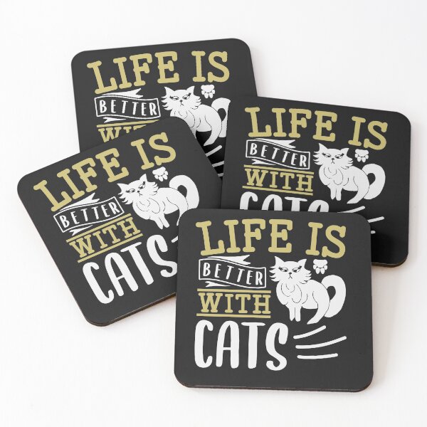 Item preview, Life Is Better With Cats designed and sold by StreetShirts1.