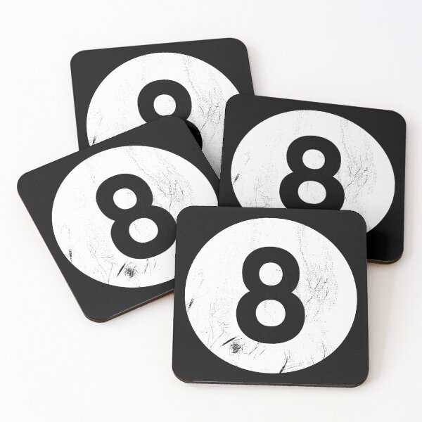 Item preview, 8 Ball Cue Ball (distressed design) designed and sold by siggyspatsky.