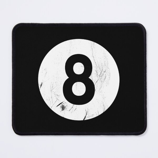 Item preview, 8 Ball Cue Ball (distressed design) designed and sold by siggyspatsky.