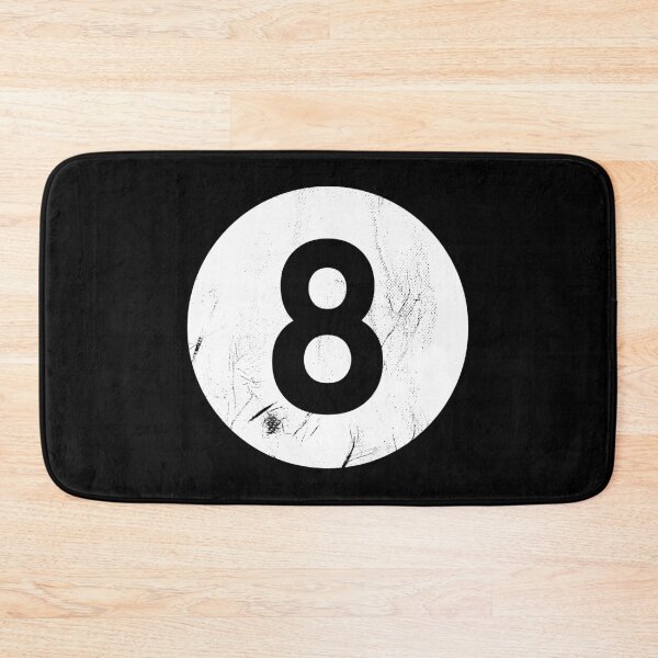 Item preview, 8 Ball Cue Ball (distressed design) designed and sold by siggyspatsky.