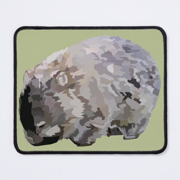 Item preview, Wombat Geometric Art Low Poly designed and sold by Wendy Steinberg Artist.