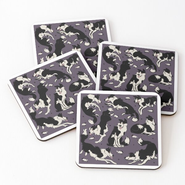 Item preview, Border Pup Pattern - Thistle designed and sold by Copperbora.