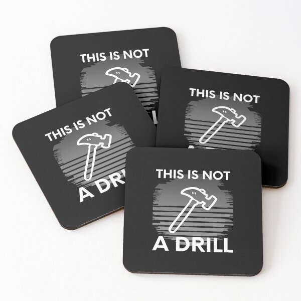 Item preview, This Is Not A Drill Carpenter Project Hammer Toolbox Humor designed and sold by EllConApparel.