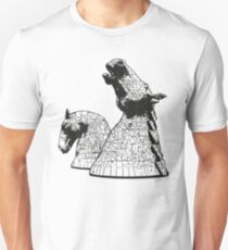 The Kelpies (Black and White) Slim Fit T-Shirt