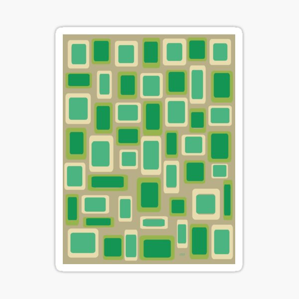 Item preview, green cubes designed and sold by Maureen Zaharie.