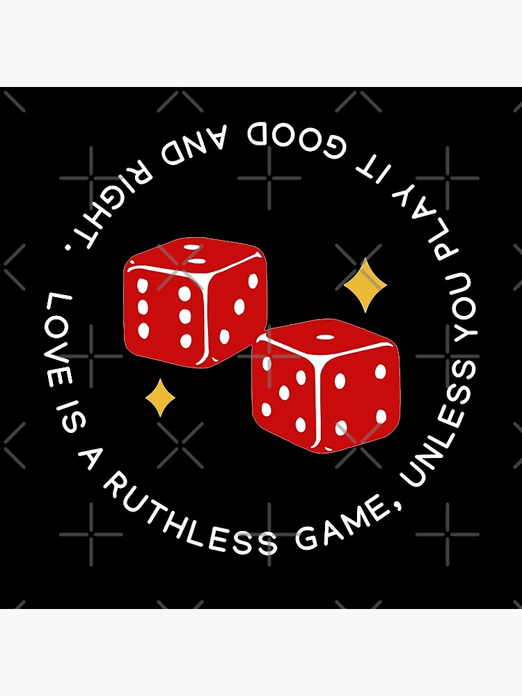 Love is a ruthless game unless you play it good and right - Taylor Swift/  RED (Taylor's Version) Greeting Card by nd-creates