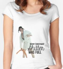 Camiseta entallada de cuello redondo Primo Eddie: Feliz Navidad