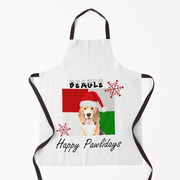 Item preview, Happy Pawlidays – Christmas Beagle Dog Design w/ Santa Hat designed and sold by platinumblks.