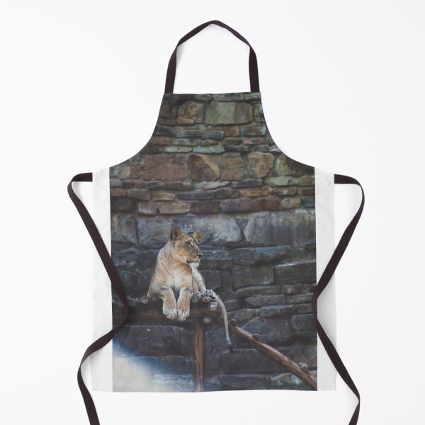 Item preview, brown tiger sitting on gray and brown rock designed and sold by anil77kiran84.