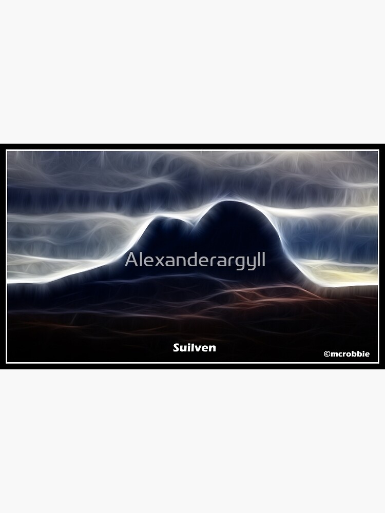 Thumbnail 2 of 2, Greeting Card, Suilven (fractulis) designed and sold by Alexander Mcrobbie-Munro.