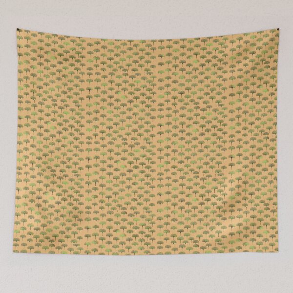 Item preview, Gingko Leaves Wall designed and sold by ZenPanda0.
