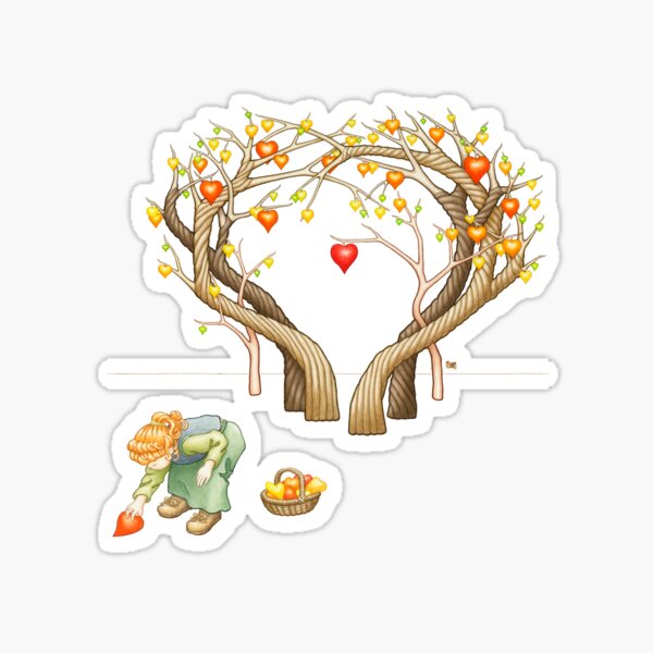 Heart Tree Sticker