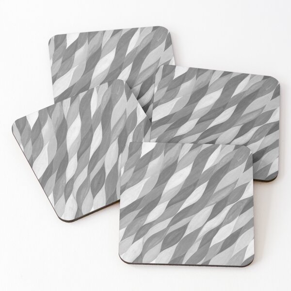 Item preview, Gray colored wavy pattern designed and sold by IrinaIkar.