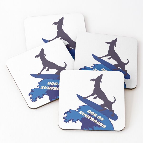 Item preview, DOG ON SURFBOARD designed and sold by LaBelleMaison.