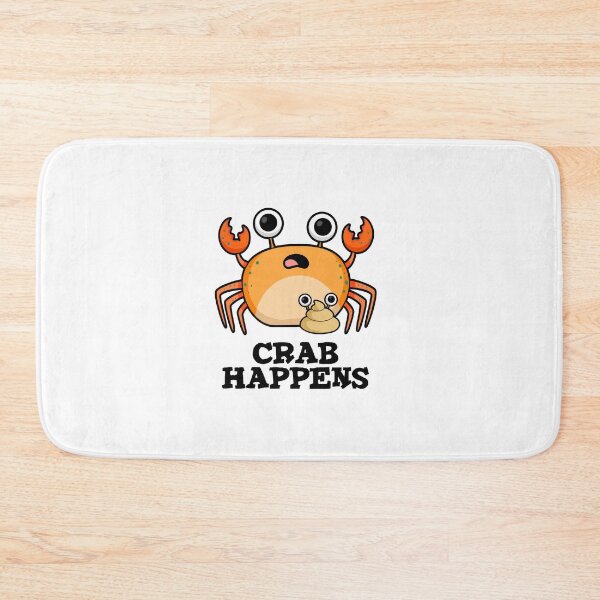 Item preview, Crab Happens Funny Animal Puns  designed and sold by punnybone.