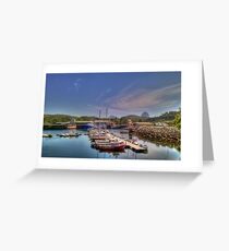 Lochinver Harbour Greeting Card