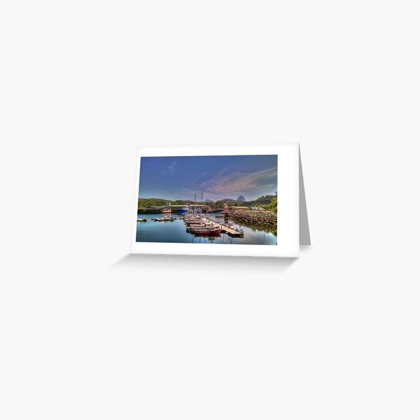 Lochinver Harbour Greeting Card