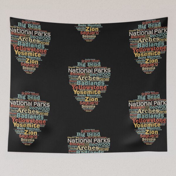 Item preview, U.S. National Parks shirt, National Park hoodie, National Park Sweater, Yellowstone, Grand Teton, Big Bend, Arches, Yosemite, Rocky Mountain, Zion, Sequoia, Grand Canyon designed and sold by Auntbee63.