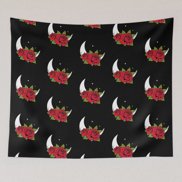 Item preview, Red Roses & Crescent Moon designed and sold by Gavinstar.