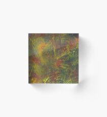 Abstract expressionism Acrylic Block