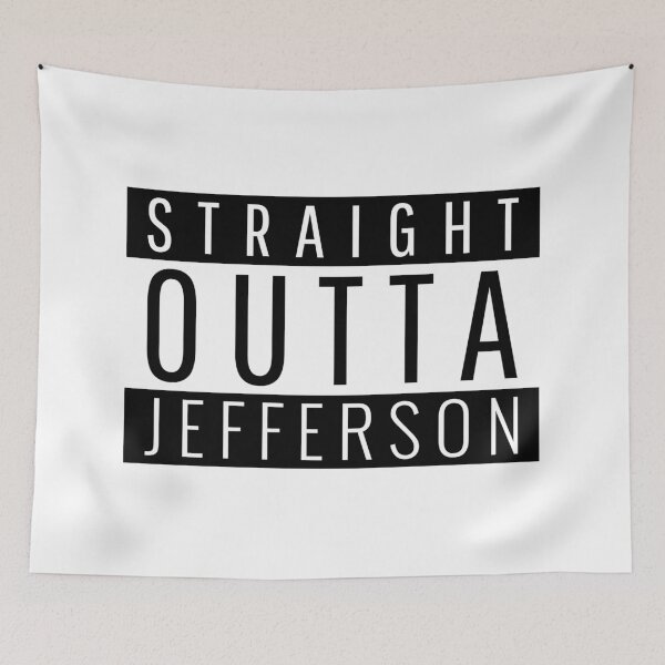 Item preview, Straight Outta Jefferson Georgia designed and sold by Teelogic.