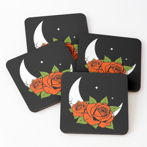 Item preview, Orange Roses & Crescent Moon designed and sold by Gavinstar.