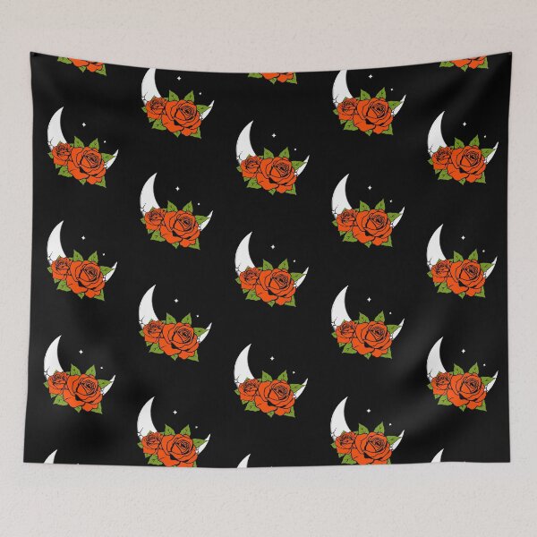 Item preview, Orange Roses & Crescent Moon designed and sold by Gavinstar.