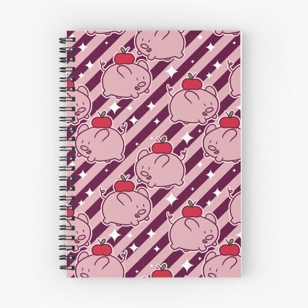 Item preview, Apple Pig Striped Pattern designed and sold by SaradaBoru.
