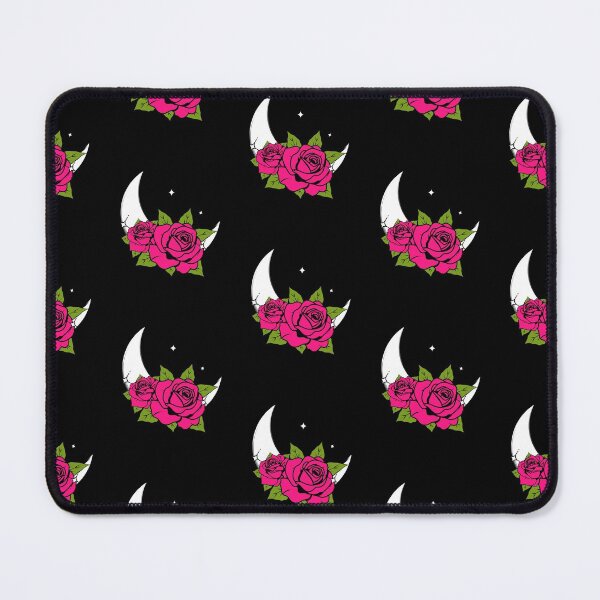 Item preview, Pink Roses & Crescent Moon designed and sold by Gavinstar.