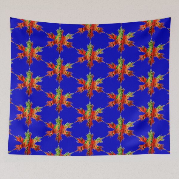Item preview, Xmas snowflakes Royal Blue & whimsical Star by Iritof designed and sold by iritof.