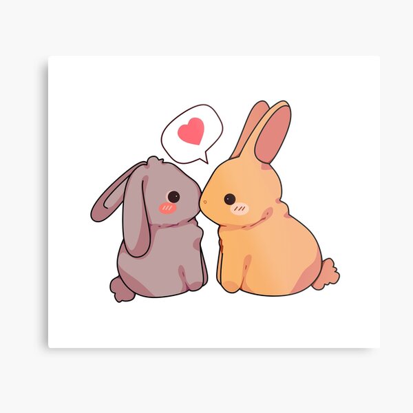 Couple Pretty Cartoon Wall Art Redbubble