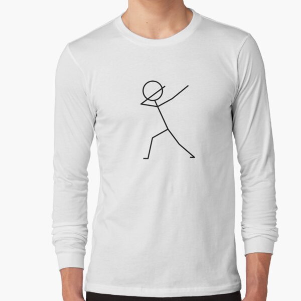 dabbing stick figure  Art Board Print for Sale by LukeWoodsDesign