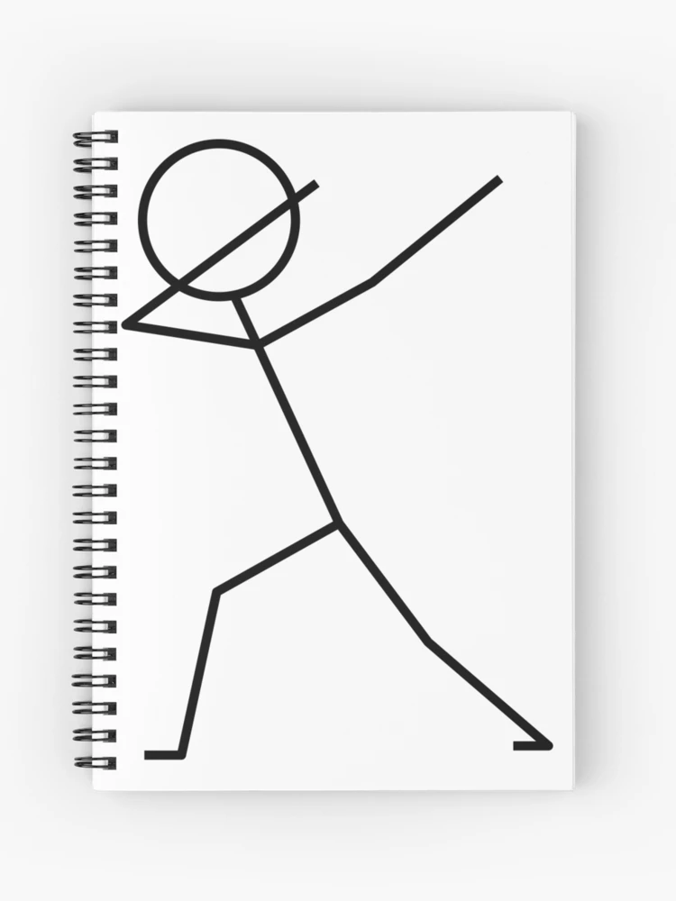 Stickman dabbing' Autocollant