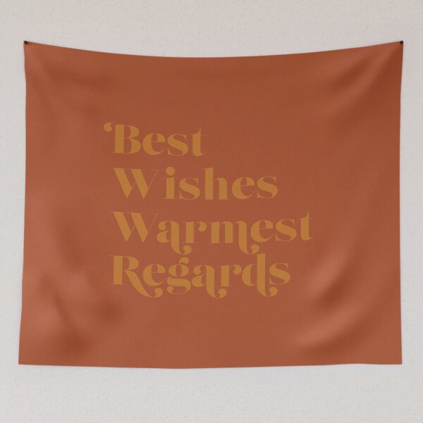 Item preview, Best Wishes Warmest Regards designed and sold by The Art of the  Pause.