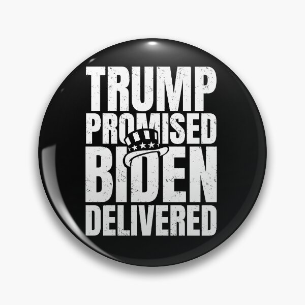 Item preview, Trump Promised Biden Delivered Infrastructure designed and sold by GravitiTees.