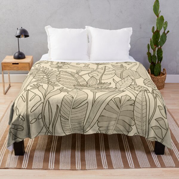 Item preview, Tropical vibe leafy pattern designed and sold by NyengRepublic.